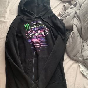 Motocross hoodie – dirt biking – monster Dash energy– Supercross